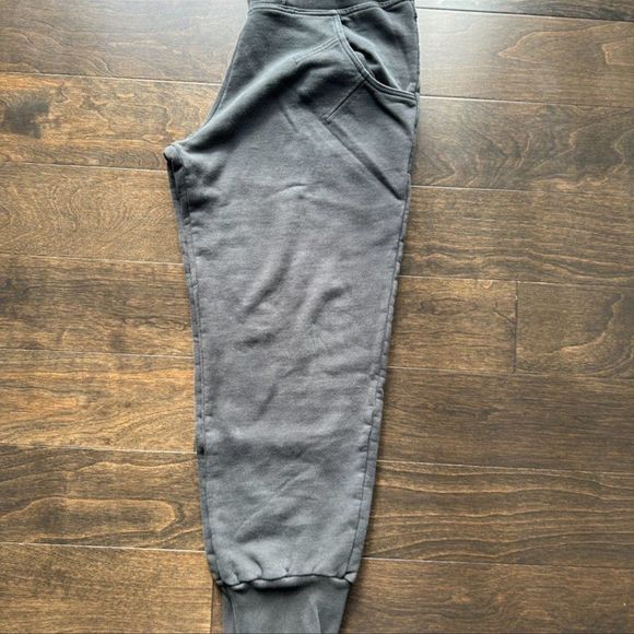 𝅺EUC Stella McCartney X Adidas sweat pants. Faded Black, Size M - Picture 2 of 6